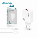 Cargador Rápido 35W USB-C para iPhone y iPad — fondo blanco