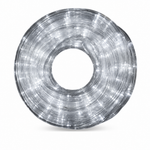 Luces navideñas led neón 10m blanco IP44 — fondo blanco