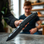 Pistola Masaje Fascial Gancho Curvo Omnix — lifestyle