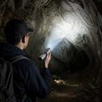 Linterna Aluminio Omnix LED Recargable — lifestyle