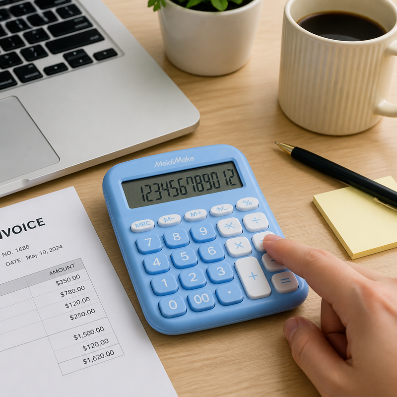 Calculadora Digital Omnix — lifestyle