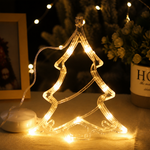 Luz navideña con ventosa árbol — lifestyle