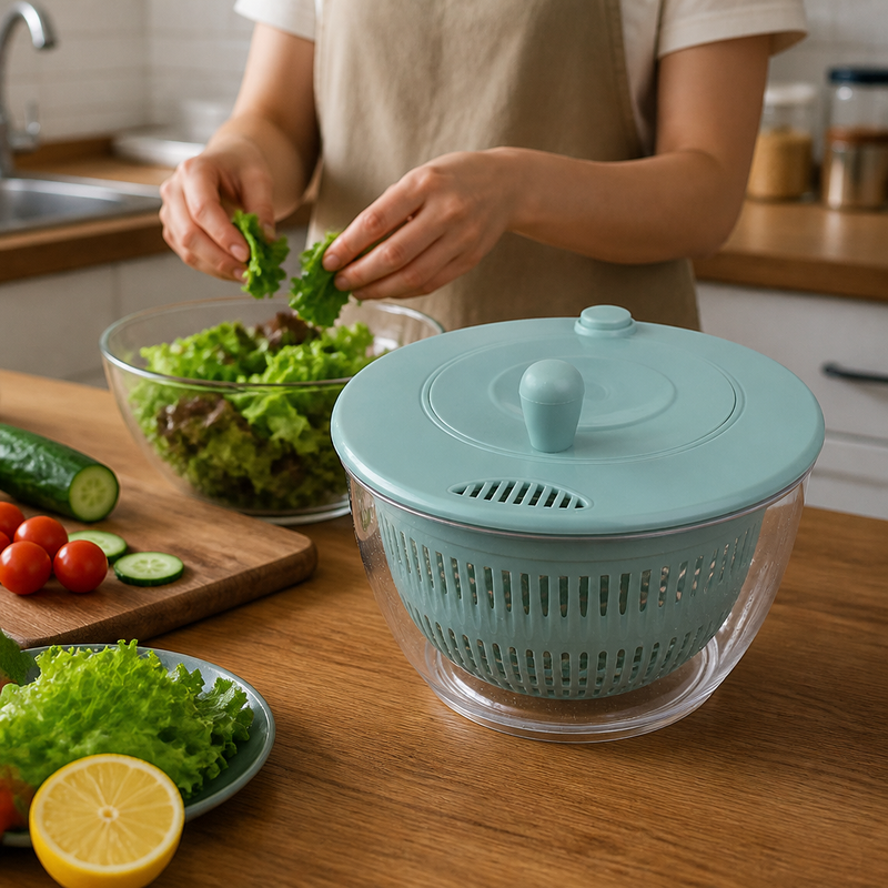 Tabla Deshidratadora de Verduras con Escurridor — lifestyle