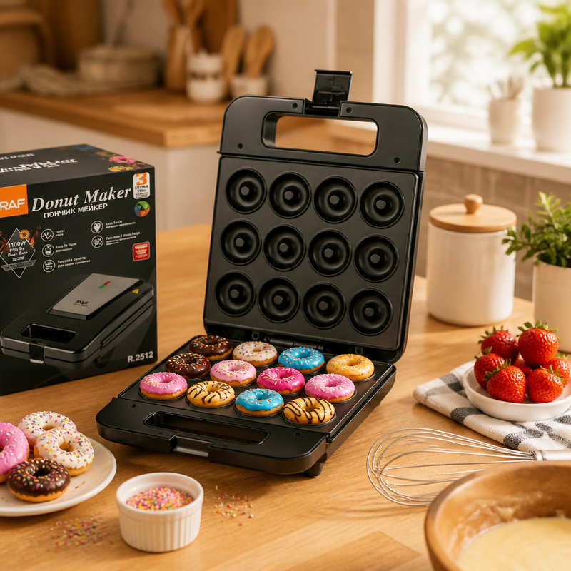 Máquina de Donuts Omnix — lifestyle