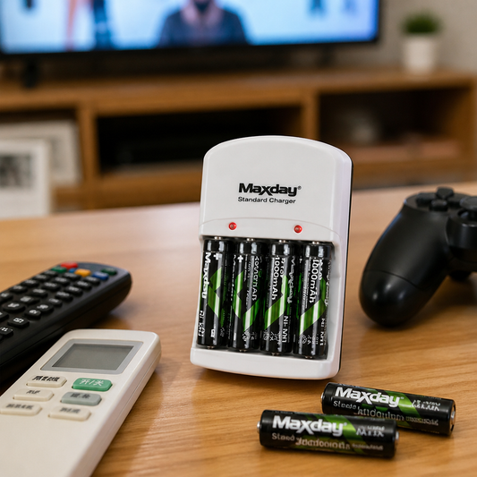Cargador Maxday Estándar para AA/AAA — lifestyle