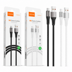 Cable de datos V8 3 metros — fondo blanco