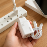 Cargador USB dual 35W tipo C — lifestyle