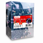 Luces LED navideñas 100 multicolor 5m — fondo blanco