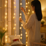 Luces Navidad 108L Esfera Deseos 2.5M Cálida — lifestyle