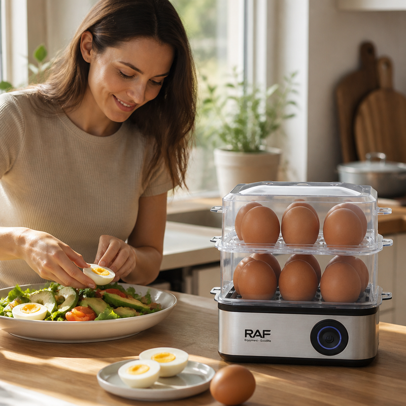 Cocedor de Huevos Eléctrico Omnix — lifestyle