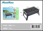 Parrilla Portátil Carbón 36cm Plegable