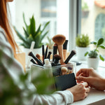 Organizador de Maquillaje Giratorio Doble — lifestyle
