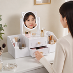 Espejo de Maquillaje con Orejas de Gato LED — lifestyle