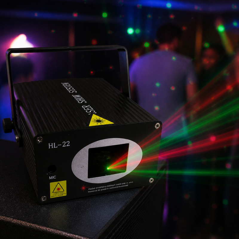 Lámpara Láser RGB Efecto Disco — lifestyle