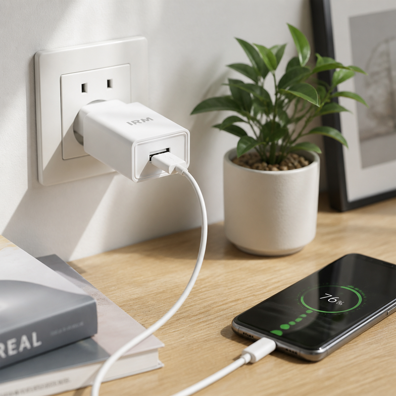 Cargador USB 2A Single Port — lifestyle