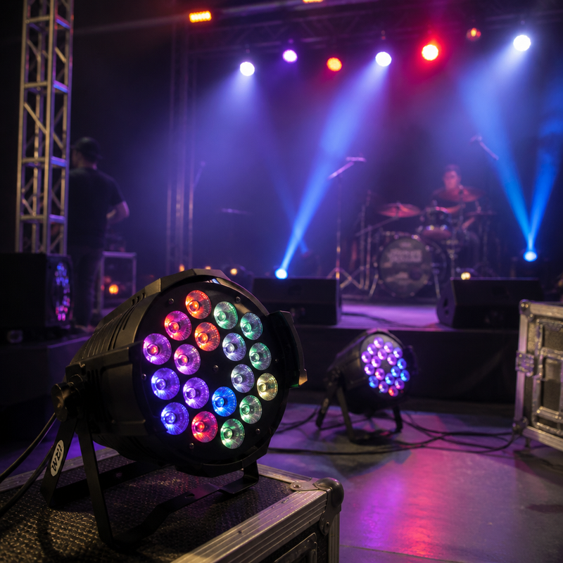 Lámpara LED 18 Focos 4 en 1 RGB — lifestyle