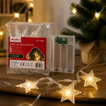 Luces LED Estrellas Doradas 20 Luces Batería — lifestyle