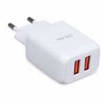 Cargador dual USB 2A — fondo blanco