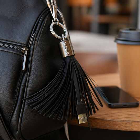 Cable USB en Llavero - Carga Rápida Portátil — lifestyle