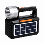Linterna solar recargable — fondo blanco