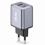 Cargador rápido USB-C certificado — fondo blanco