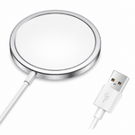 Cargador inalámbrico USB — fondo blanco