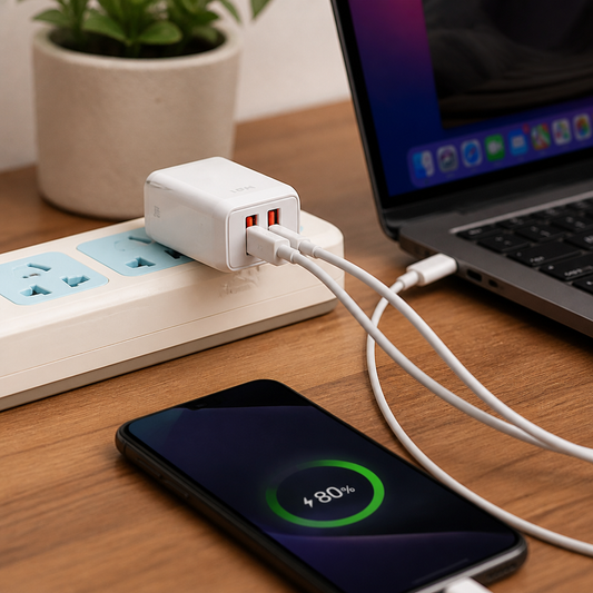 Cargador Dual USB 2A — lifestyle