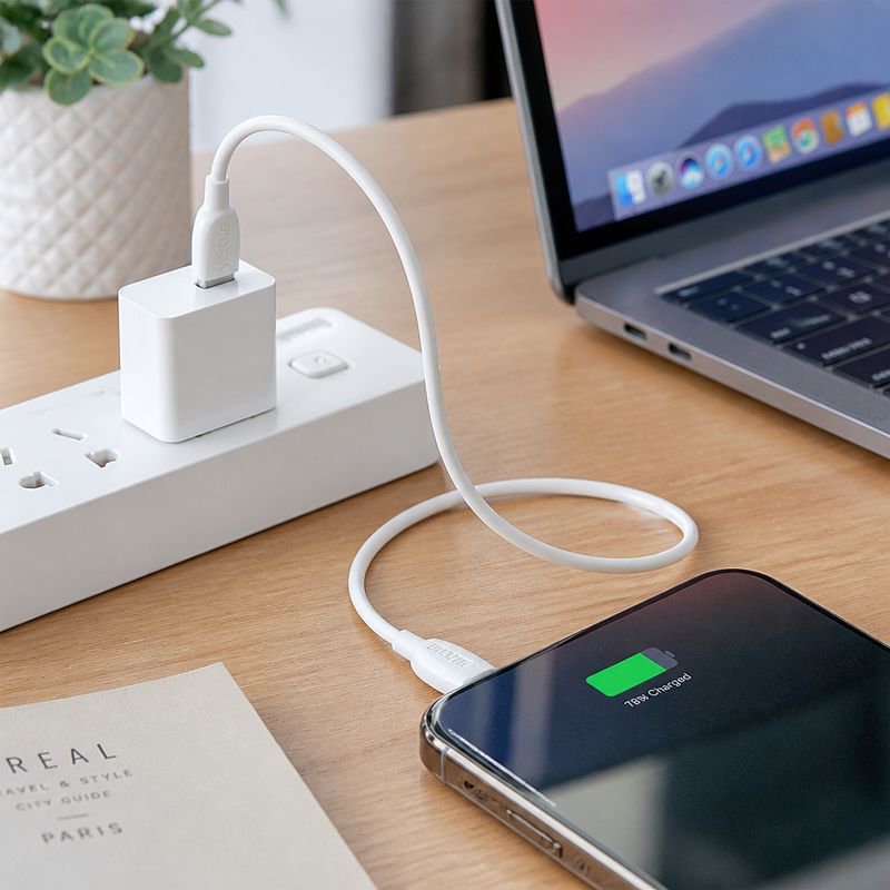 Cable de datos Apple Lightning Omnix — lifestyle