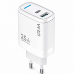 Cargador rápido USB-C certificado — fondo blanco