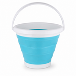 Mini Lavadora Portátil 4.5 kg con Cubo — fondo blanco