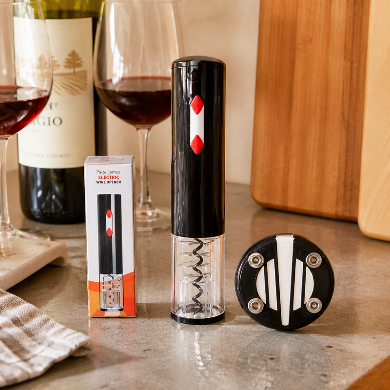 Abridor de vino eléctrico automático — lifestyle