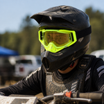 Gafas Motocross Lentes Amarillo Aerodinámico — lifestyle