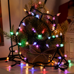 Luces navideñas LED hexagonales 100L 5M — lifestyle