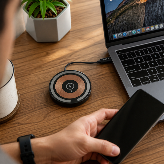 Cargador Inalámbrico Magnético Omnix — lifestyle