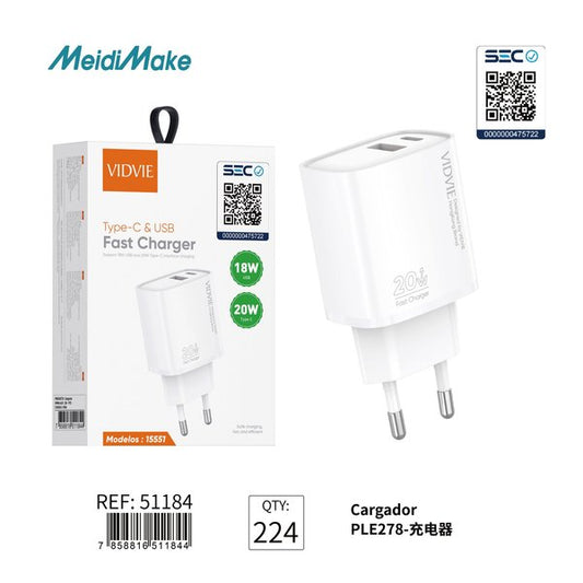 Cargador Omnix Ple273 Para iPhone