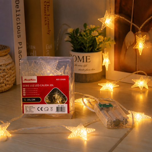Luces Navideñas LED 20 Gotas Multicolor — lifestyle