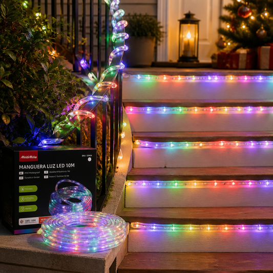 Luces Navideñas Led Neón 10M Blanco IP44 — lifestyle