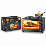 Horno Tostador Eléctrico 30L 2 en 1 — fondo blanco