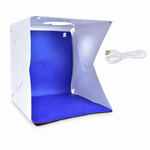 Estudio Fotográfico Portátil 30cm con Iluminación LED — fondo blanco