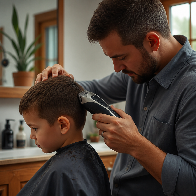 Tijeras Barbería Digital Profesional 1207 — lifestyle