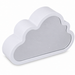 Lámpara Nube LED Táctil Blanca — fondo blanco