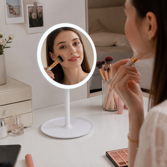 Espejo De Maquillaje Con Luz Tricolor Omnix — lifestyle