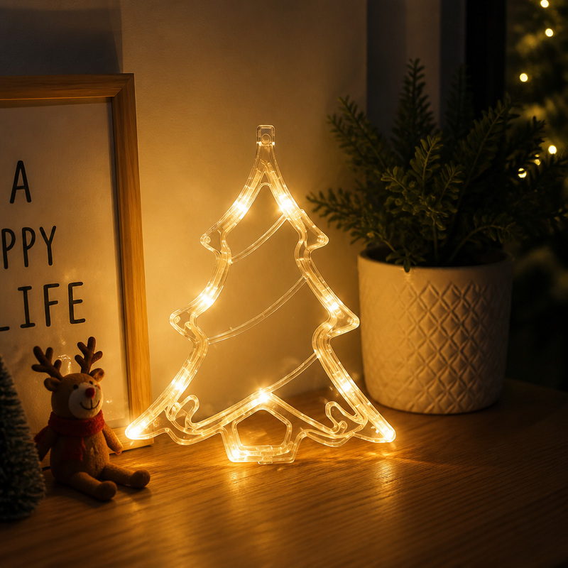 Luz Navideña con Ventosa - Árbol de Navidad — lifestyle