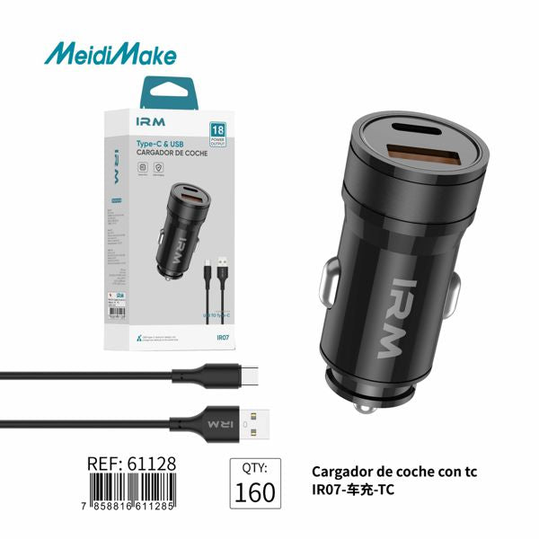 Omnix Ir07 Cargador Para Auto Tipo C