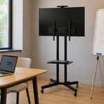 Soporte TV Móvil con Ruedas hasta 1500 Pulgadas — lifestyle