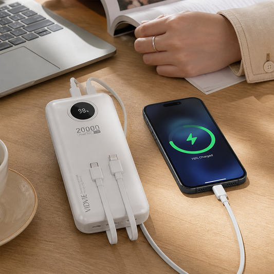 Power Bank Omnix 20000mAh Carga Rápida — lifestyle