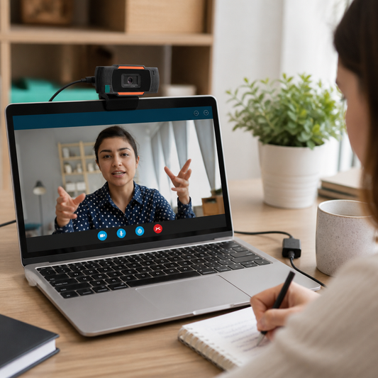 Cámara Web USB Full HD para PC — lifestyle