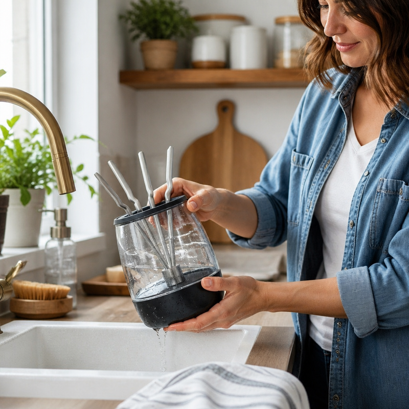 Vaso Exprimidor 6 Cuchillas Eléctrico — lifestyle