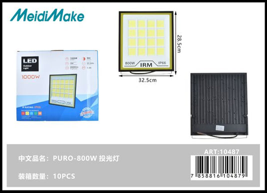 Reflector LED 800W Luz Blanca Profesional