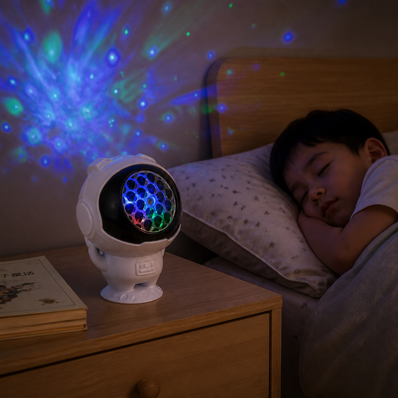 Lámpara Proyector Astronauta LED con Patrones — lifestyle